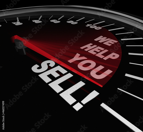 Illustration: We Help You Sell Speedometer Sales Advice Consultant Service We Help You Sell Speedometer Sales Advice Consultant Service