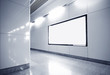 Hall subway station blank billboard