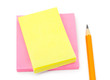 Foto: Note paper and pencil Note paper and pencil