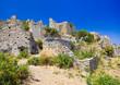 Ruins of old fort in Mystras, Greece Ruins of old fort in Mystras, Greece