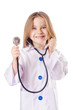 Foto: Little girl in doctor costume Little girl in doctor costume