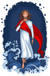 Jesus walking on water