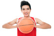 Young basketball player