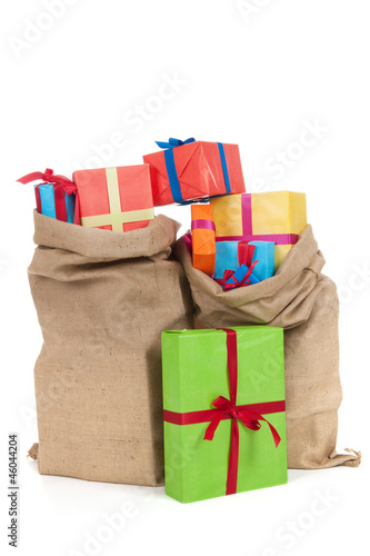 Photo: Many presents in bags Many presents in bags