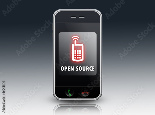 Illustration: Smartphone "Open Source" Smartphone "Open Source"
