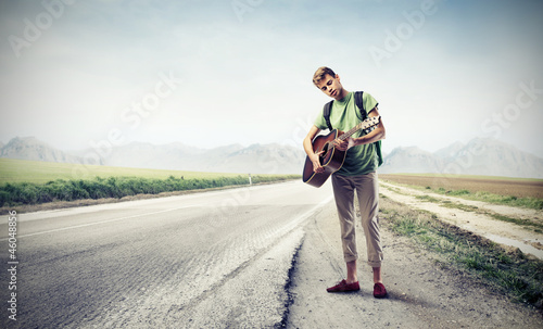 Photo: Hitchhiking Hitchhiking