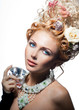 Girl with perfume