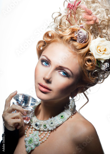 Photo: Girl with perfume Girl with perfume