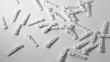 Lancets are falling on a surface