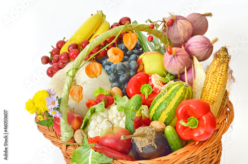 Photo: harvest basket harvest basket