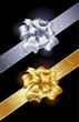 Gold and silver bow