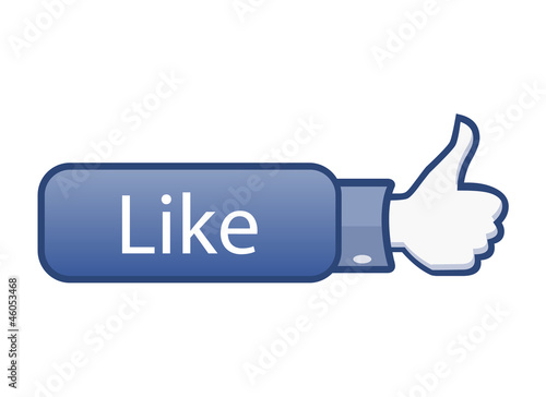 Vector: Thumb up, social media like button | icon. Vector illustration. Thumb up, social media like button | icon. Vector illustration.