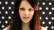 Young beautiful woman talking