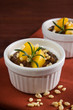 Chocolate cream with puffed rice
