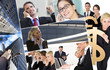 Men & Women Business Team Montage