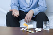 Drug Addict Businessman