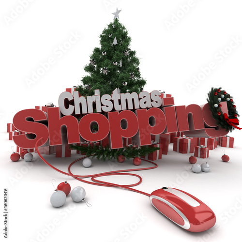 Photo: Christmas shopping online Christmas shopping online