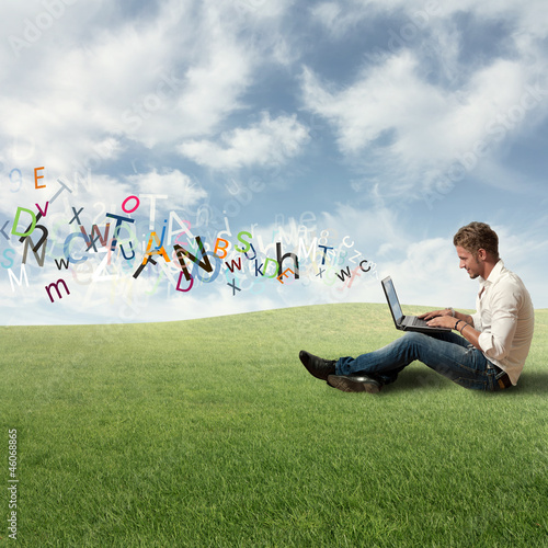 Photo: Internet and social network Internet and social network