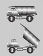 Vettoriale: Dumper Dumper