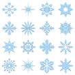 Snowflakes + Stars (II)