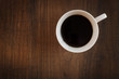 Close up of Coffee Mug from Above