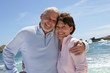 Photo: Senior couple by the sea Senior couple by the sea