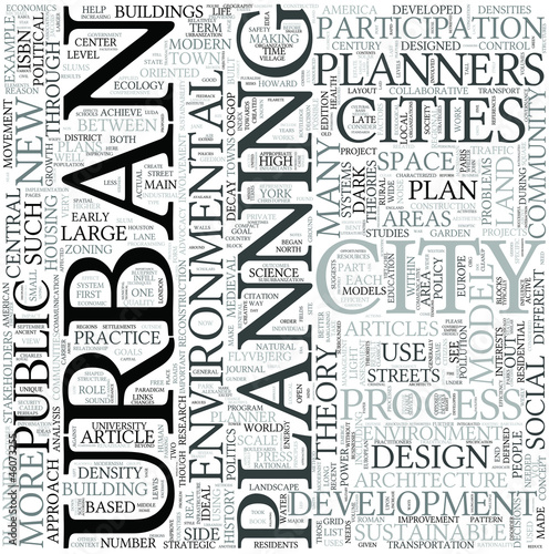 Vector: Urban geography Discipline Study Concept Urban geography Discipline Study Concept