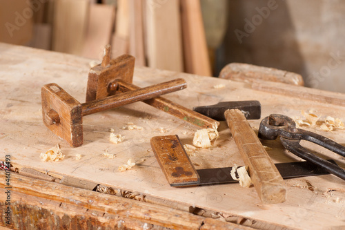 Photo: Vintage tool still life Vintage tool still life