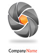 Photography company logo #Vector