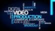 Video: Digital video production corporate tag cloud animation Digital video production corporate tag cloud animation