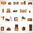 Home appliances icon set