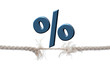 Photo: Percentage sign Percentage sign