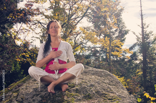 Photo: Yoga on a Rock Yoga on a Rock