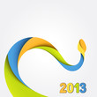 Vektor: Background with colorful snake Background with colorful snake