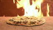 Pizza Romana im Steinofen