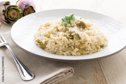 Photo: Artichoke Risotto Artichoke Risotto