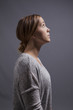 Woman Looks up and Ponders
