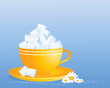 sugar cube cup