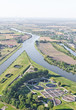 aerial view of Opole city sewage treatment plant