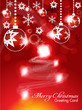 abstract christmas background with sparkle