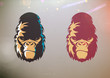 Gorilla smirk face
