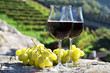 Pair of wineglasses. Bellinzona, Switzerland