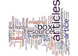 Building Your List with Articles Concept