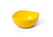 Yellow plastic microwave bowl