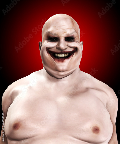 Illustration: Fat Horrible Clown Fat Horrible Clown