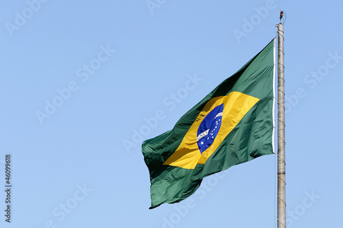 Photo: Brazilian flag Brazilian flag