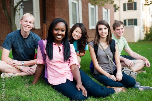 Photo: Diverse group of friends Diverse group of friends