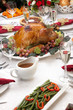 Roasted Turkey and Christmas Tree
