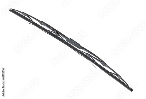 Photo: Bad wiper isolated on white background Bad wiper isolated on white background