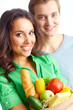 Woman with food